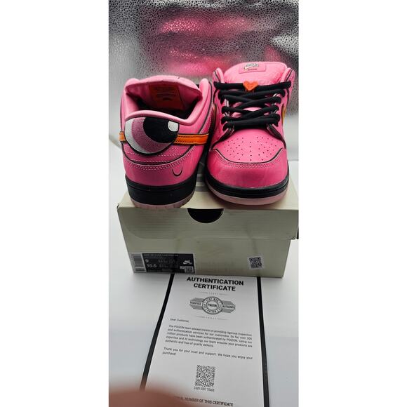 Sz 9m SB DUNK LOW POWER PUFF GIRLS BLOSSOM - Picture 7 of 10